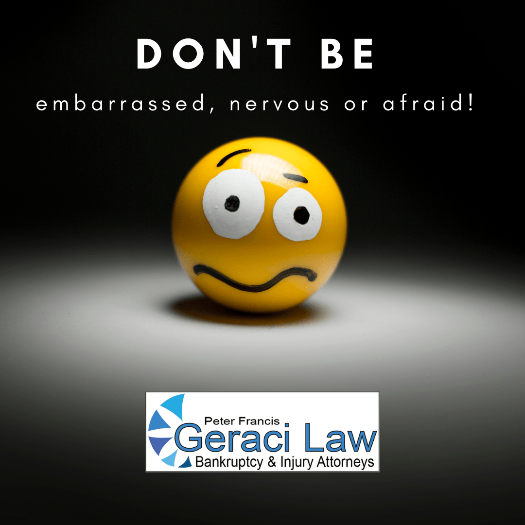 Don’t be Embarrassed, Nervous or&nbsp;Afraid!